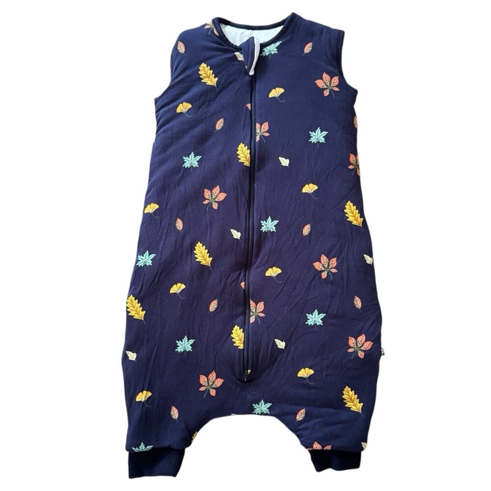 Kyte Baby Sleep Sack Walker 2.5 Tog Bamboo Foliage Collection Blue Leaves Size M